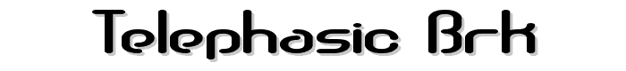 Telephasic BRK font